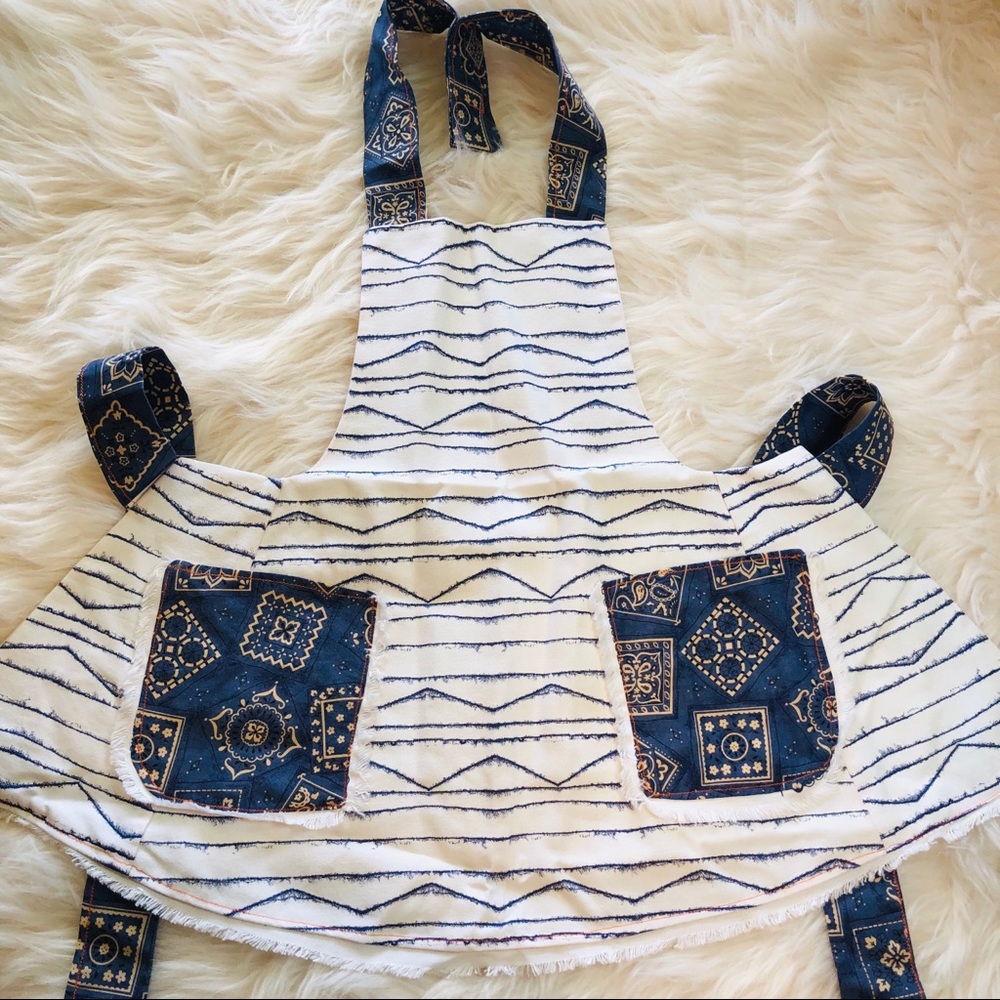 Boy or Girl, handmade one of a kind apron